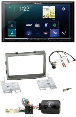Pioneer Lenkrad Bluetooth USB 2DIN DAB Autoradio für SSangYong Rodius ab 2013 - Bild 1 von 4