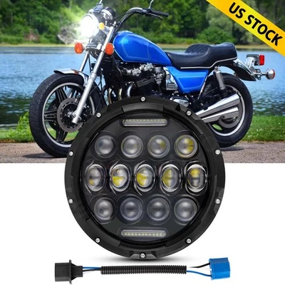 7" Inch Motorcycle LED Headlight For 1980 1981 1982 Honda CB750C CB900C Custom - Image 1 of 4