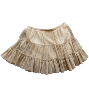 Baby Girls OshKosh Gold Shimmer Tiered Skirt - Sz 18 mo - Picture 1 of 1