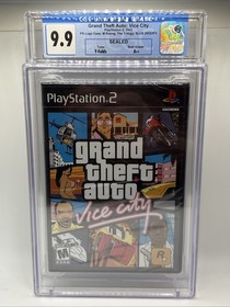 GRADED Grand Theft Auto GTA Vice City CGC 9.9 A++ New Sealed PS2 Playstation 2