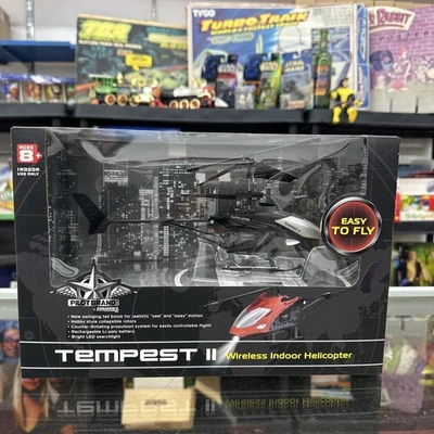 (PILOT BRAND) TEMPEST II (WIRELESS INDOOR HELICOPTER) 2014 Black & Silver NIB - Image 1 of 4