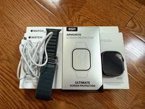 APPLE ULTRA 2 (GPS + CELLULAR) 49MM BLACK TITANIUM w/Extra straps - Photo 1 sur 11