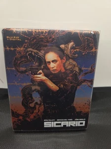 Sicario 2015 Steelbook Blu-Ray w Slipcover Digital- New / Unsealed - Picture 1 of 6