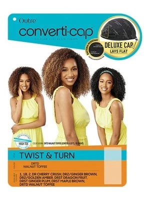 Outre Converti Cap Synthetic Wig Twist & Turn Variety of colors NEW - Image 1 of 4