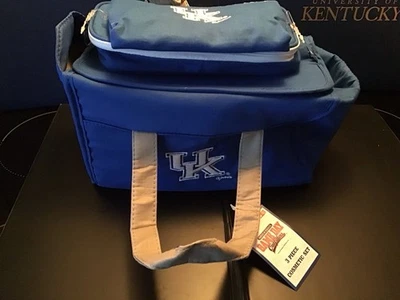 Estojo cosmético e bolsa da moda Kentucky Wildcats 3 peças novo - Imagem 1 de 4