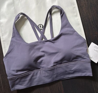 Sujetador Lululemon Energy Longline Nightfall talla 6 nuevo con etiquetas Foto 1 de 4