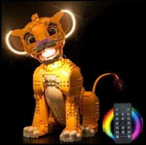 Kit d'éclairage LED télécommandé pour LEGO Simba, le jeune roi lion ¤43247¤ NEUF - Picture 1 of 9