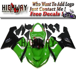Nakano Green Fairings For KAVASAKA Ninja ZX6R 636 05 06 ABS Fairing Kit Bodywork - Picture 1 of 6