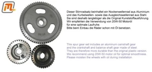 Matra 530 timing gear set V4 1.7l 73HP 3-piece - Picture 1 of 1