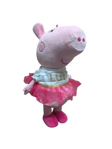 Peppa Pig Plush Large 20” Standing Gemmy Pink Tutu - Picture 1 of 18
