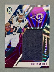 2017 JOSH REYNOLDS UNPARALLELED Rookie Stitches Purple Jersey 052/99 Card# RS-JO - Picture 1 of 8