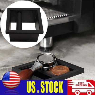 Кофейная гуща с плоским ртом стучащий желоб эспрессо остатки контейнер встроенный без дна - Изображение 1 из 4