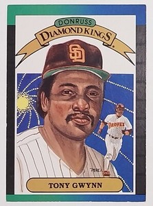 Tony Gwynn 1989 Donruss Diamond Kings #6 San Diego Padres Hall of Fame HOF