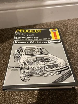 Haynes Workshop Manual No. 538. Peugeot 305 (petrol). All Models. 1978 to 1986 - Image 1 of 4