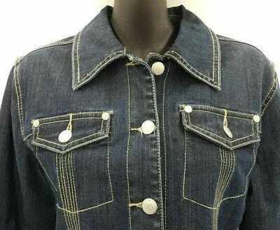 Thomas Cook Stretch Denim Jacket Ladies Size S New With Tags RRP $99.95 — 第 1/4 张图片
