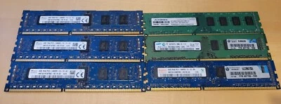 4GB Server Workstation RAM Lot x 6 | Fully Tested | DDR3 | SK Hynix | Samsung - Image 1 of 3