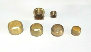 2 PZ OGIVA IN OTTONE PER TUBI ALLUMINIO , RAME ,ANCHE PLASTICI MA MOLTO DURI - Foto 1 di 8