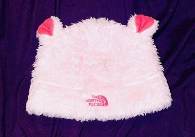 Gorro polar The North Face rosa bebé oso talla XS 6-24M difuso invierno infantil Foto 1 de 2