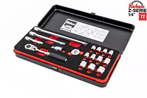 Koken Z-Serie Steckschlüssel-Satz 1/4" mit 72Z. Knarre, 17tlg. - Bild 1 von 7
