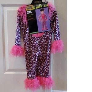 Baby Girls Pink Pretty Kitty Cat Halloween Costume Size 12-18 months Leopard NWT - Picture 1 of 1
