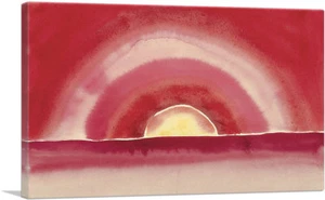 ARTCANVAS Sunrise 1916 Canvas Art Print by Georgia O'Keeffe - Picture 1 of 11