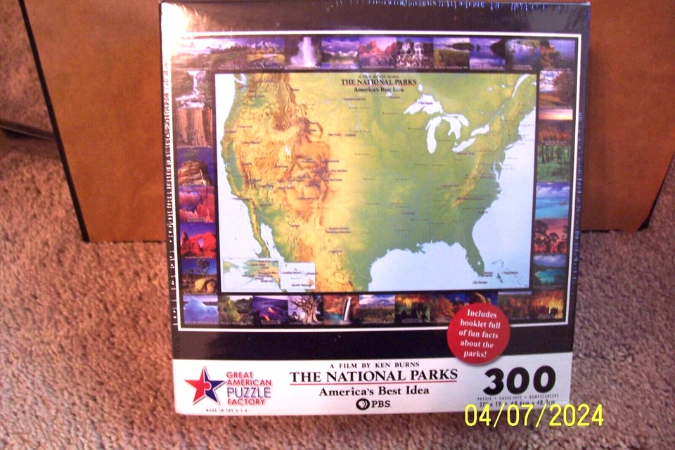 Great American Puzzle "National Parks" 300 Piece Puzzle - New - Factory Sealed - Image 1 of 1