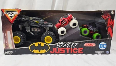 DC Monster-Jam Street Justice, 3 Pack (Batman, Harley Quinn, Joker) - Image 1 of 4