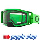 OAKLEY FRONT LINE MOTOCROSS MX GOGGLES – MOTO GREEN / CLEAR LENS