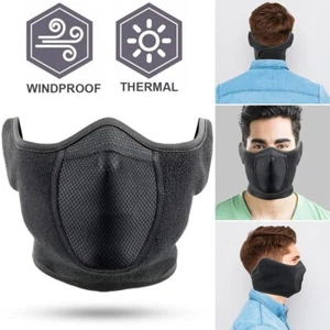 Winter Half Face Mask Windproof Balaclava Thermal Ski Mask for Outdoor Sports - Picture 1 of 14