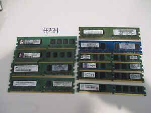 Various Brands 10x2Gb=20Gb PC2-6400 5300 667 800Mhz DDR2 Desktop Memory RAM 4771