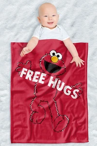 Sesame Street Fleece Baby Blanket, 30"x40", Free Hugs - Picture 1 of 6