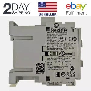 Allen-Bradley 100-C16D10 16 AMP 120VAC COIL IEC Contactor New Sealed US STOCK - Picture 1 of 5
