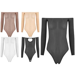 Women Leotard Transparent Jumpsuit Flirting Lingerie See Through Unitard Sheer - Picture 1 of 36