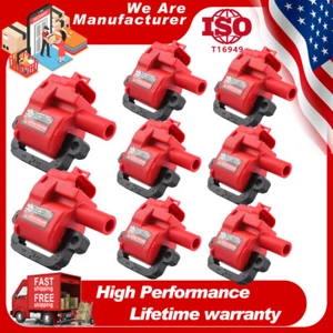 8 Pack Ignition Coil Set For Chevy GMC 97-2004 Corvette LS1 LS6 D580 C1144 UF192 - Picture 1 of 13