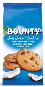 BOUNTY Soft Coconut Cookies Biscuits with Chocolate Drops 180g 6.4oz - Picture 1 of 3