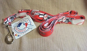NEW Cincinnati Reds Dog Leash - Official MLB Merchandise - Large Dog - 6' Long - Picture 1 of 5