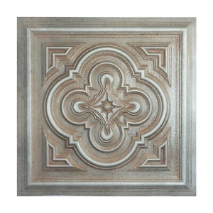 Vintage Ceiling Tile Ancient Wall Panels for Cafe Club PL36 Weathered iron 10Pcs - Picture 1 of 22
