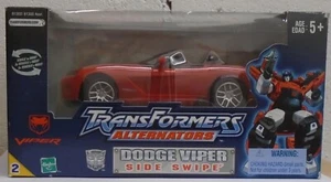 Transformers Alternators Side Swipe Dodge Viper Autobot Hasbro 6" Open Box READ - Picture 1 of 4