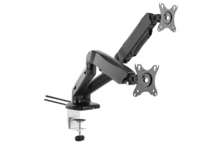 Gas Spring Dual Monitor Mount Double Monitor Arm Swivel VESA Mount(75x75/100x10 - Picture 1 of 5