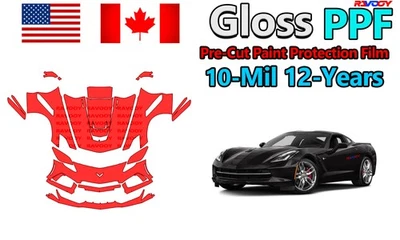 PreCut PPF Paint Protection Film For Chevrolet Corvette ZR1 Coupe 2018-2019 - Image 1 of 4