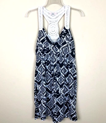 Pink Republic Dress Crochet Razorback NWT Southwestern/Aztec/Tribal Boho Print M - Image 1 of 4