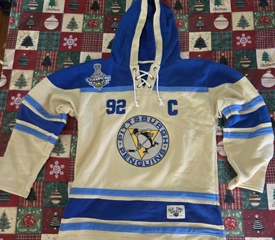 Custom Mac Miller Penguins Winter Classic Hooded Jersey #92 MOST DOPE Size XL - Image 1 of 2