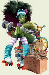 PLANET SHE-HULK #1 ALEXANDER LOZANO EXCLUSIVE VIRGIN VARIANT - Picture 1 of 1