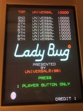 Lady Bug PCB NOT JAMMA Original Universal (READ)