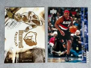 Bonzi Wells - 2000-01 Upper Deck UD Exclusives + 2004-05 Spx Gold/500 SP Lote - Imagen 1 de 2