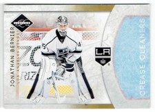 2011-12 PANINI LIMITED CREASE CLEANERS GOLD SPOTLIGHT JONATHAN BERNIER 24/25 LOS