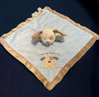 Carters Plush Puppy Lovey Security Blanket Rattle Mommy Loves Me Stuffed Animal