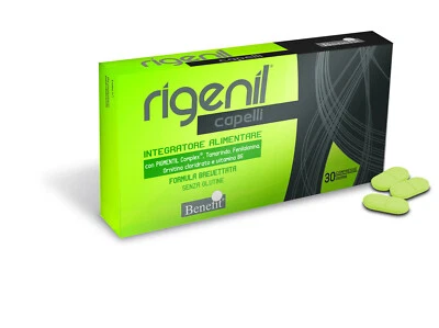 Benefit RIGENIL , Integratore alimentare ANTIETA' PER CAPELLI - 30 cpr