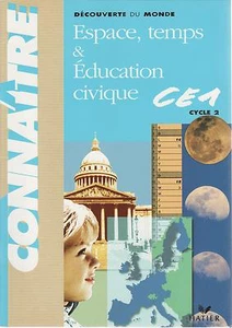 ESPACE TEMPS EDUCATION CIVIQUE CE1 HATIER + PARIS POSTER GUIDE - Picture 1 of 1