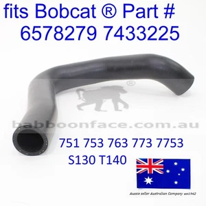 fits Bobcat Radiator Hose Upper Rear tube pipe 7433225 6578279 751 753 763 773 - Bild 1 von 8